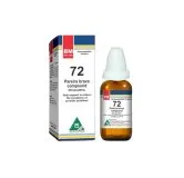 BM 72 Drops homeopathic drops on a pure white background