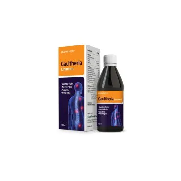 Gaultheria Liniment by Paul Brooks, product pack on a white background