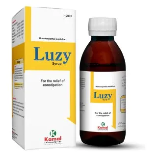 Luzy Syrup 120 ml, Kamal Laboratories product pack on a white background