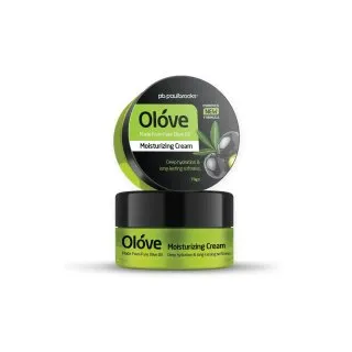 Olove Moisturizing Cream by Paul Brooks, product pack on a white background