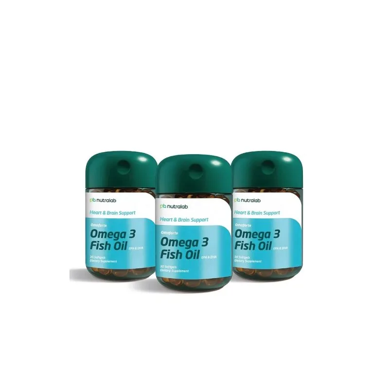 Omega 3 Fish Oil - Buy 2 Get 1 Free by Paul Brooks, product pack on a white background
