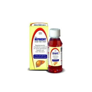 Kent Hepakent Syrup (Sugar-Free) product packaging