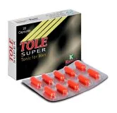 TOLE SUPER (CAPSULES) 20 capsules, Kamal Laboratories product pack on a white background