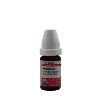 Aethusa Cynapium - Aethusa 10ml homeopathic dilutions and mother tincture bottle or pack on white background