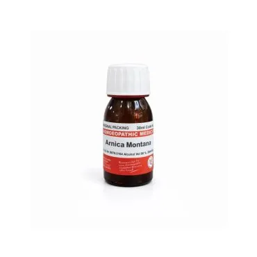 Arnica Montana homeopathic dilution bottle