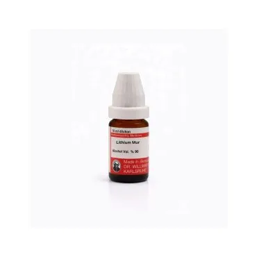 Lithium Mur mixed pack formats homeopathic dilutions and tablets bottle or pack on white background