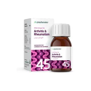 Arthritis and Rheumatism by Paul Brooks, product pack on a white background