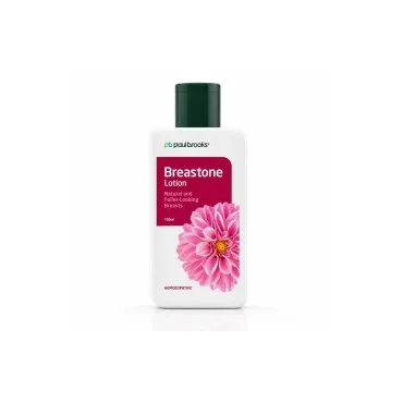 Breastone Lotion by Paul Brooks, product pack on a white background