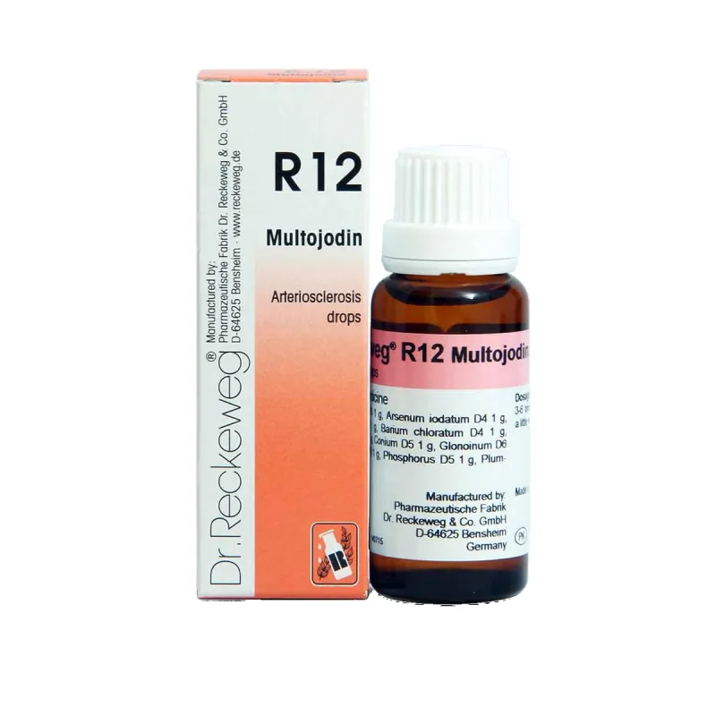 R12 Arteriosclerosis Drops by Dr. Reckeweg, 22ml pack