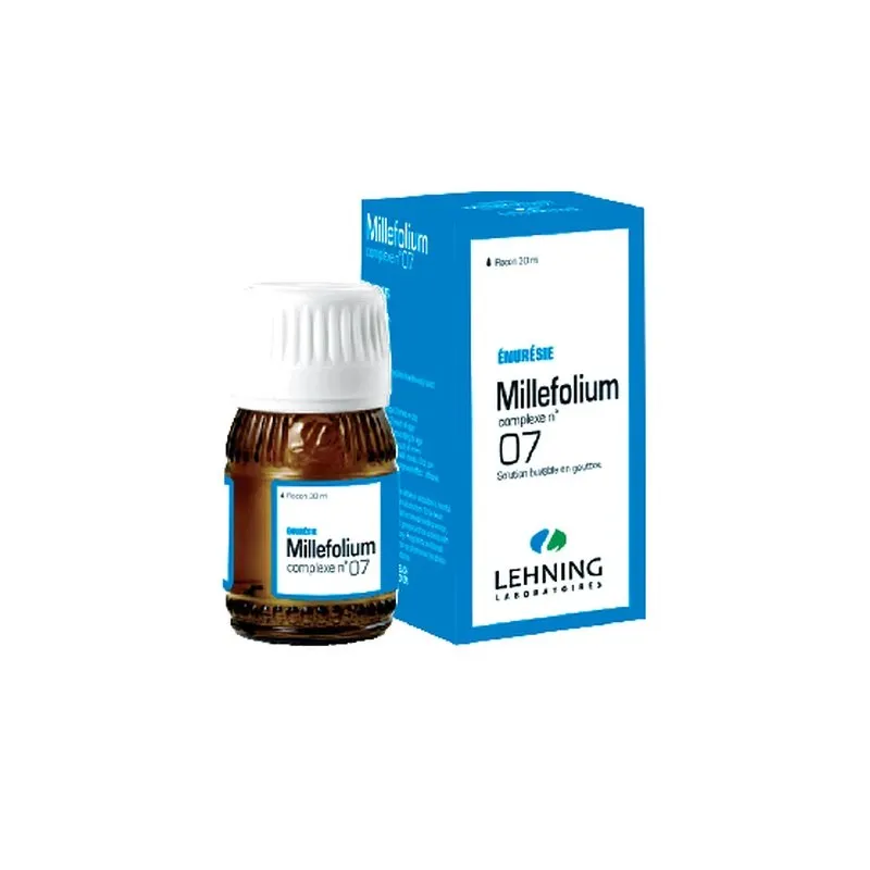 L-7 Millefolium Complexe 30 ml Drops by Lehning Laboratories, product package on white background