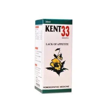 Kent 33 Drops product packaging