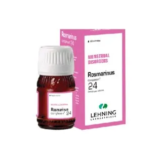 L-24 Rosmarinus Complex 30 ml Drops by Lehning Laboratories, product package on white background