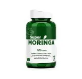 Super Moringa Tablets by Dr. Masood, original product packaging on a white background