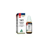 BM 141 Drops homeopathic drops on a pure white background