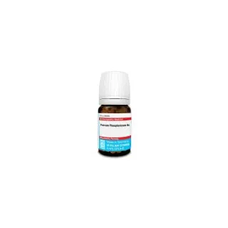 Ferrum Phosphoricum Tablets 20g 20g homeopathic tablets bottle or pack on white background