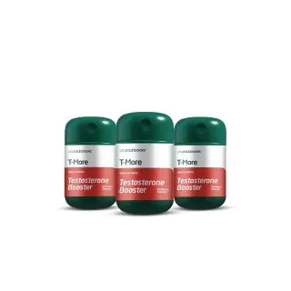T-More Capsules - Buy 2 Get 1 Free by Paul Brooks, product pack on a white background