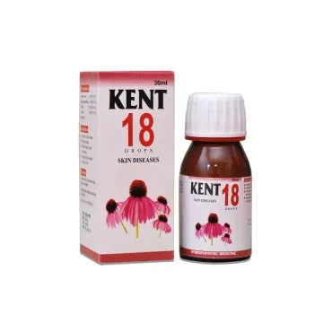 Kent 18 Drops product packaging