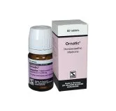 Ornatic 80 Tablets by Dr. Willmar Schwabe, product packaging on a white background