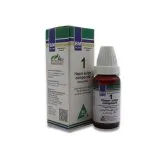 BM 1 Drops homeopathic drops by BM Homoeopathic Pharmaceuticals on a pure white background