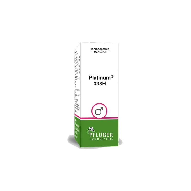 Platinum 338H by Pflüger, product carton centered on a white background
