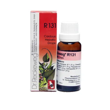 R131 Carduus Hepatic Drops by Dr. Reckeweg, 22ml pack