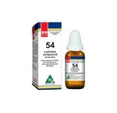 BM 54 Drops homeopathic drops on a pure white background