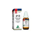 BM 213 Drops homeopathic drops on a pure white background