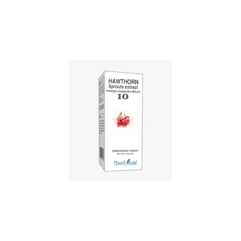 Hawthorn Sprouts Extract product packaging on a white background