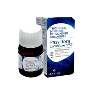 Passiflora 30 ml Drops by Lehning Laboratories, product package on white background