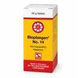 Bioplasgen No. 14 20g homeopathic combination tablets by Dr. Willmar Schwabe on a pure white studio background