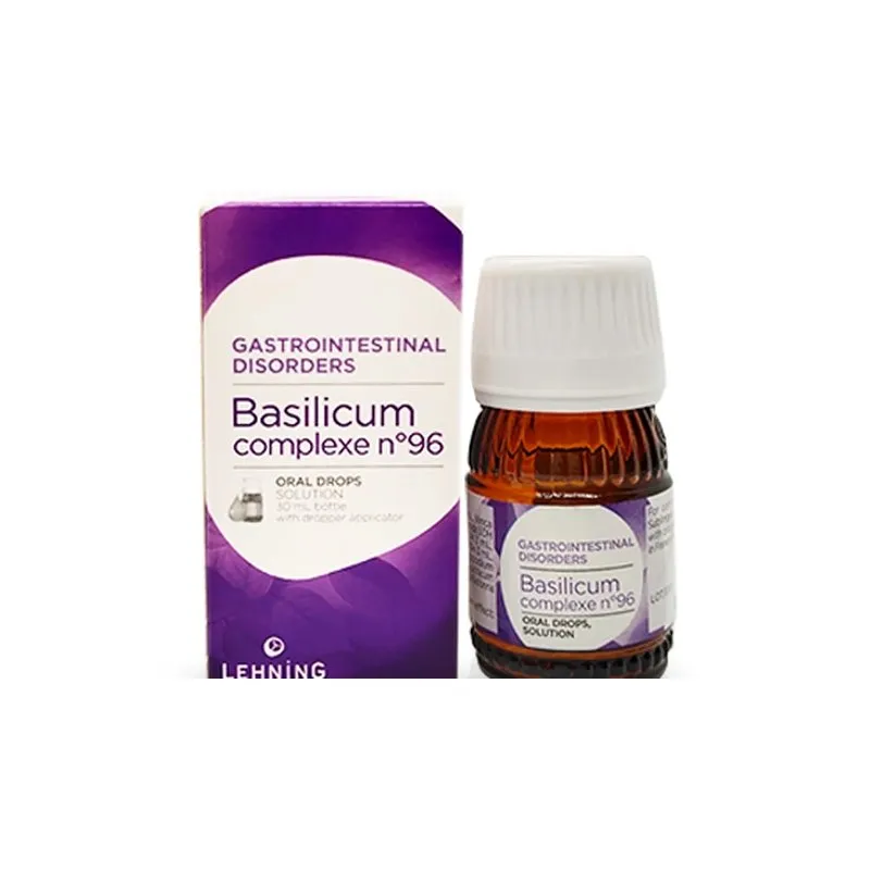 L-96 Basilicum Complex 30 ml Drops by Lehning Laboratories, product package on white background