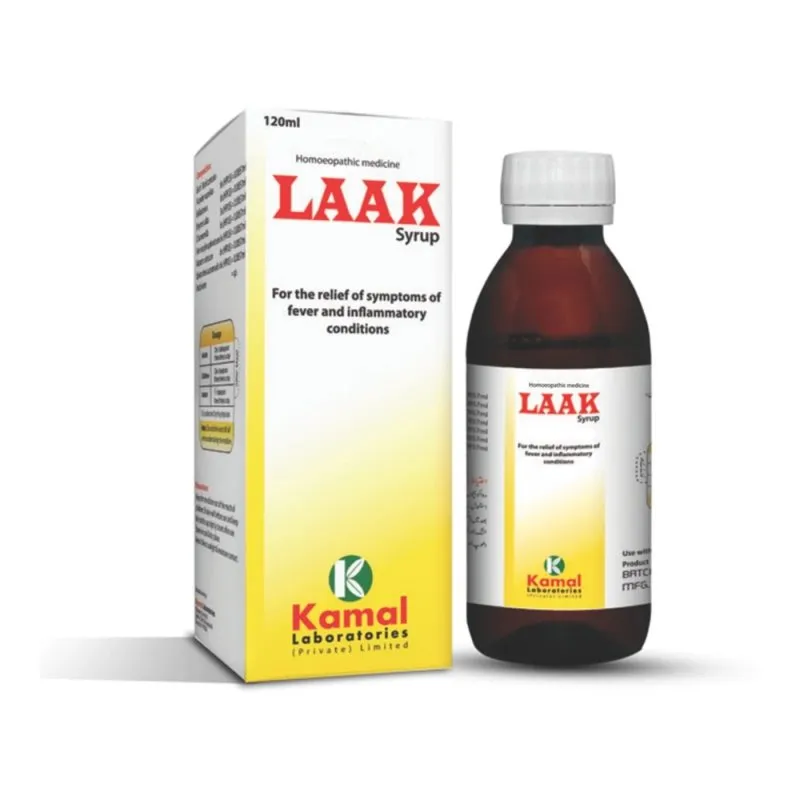 Laak (Syrup), Kamal Laboratories product pack on a white background
