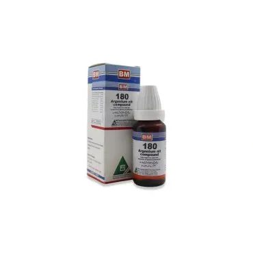 BM 180 Drops homeopathic drops by BM Homoeopathic Pharmaceuticals on a pure white background