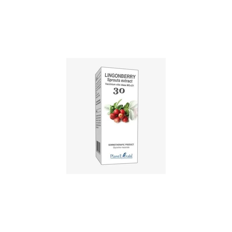 Lingonberry / Red Bilberry Sprouts Extract product packaging on a white background