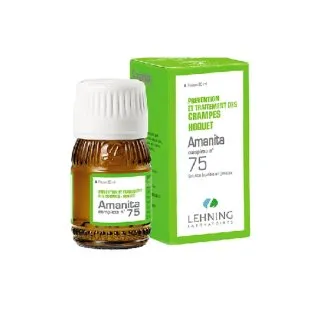 L-75 Amanita Complex 30 ml Drops by Lehning Laboratories, product package on white background
