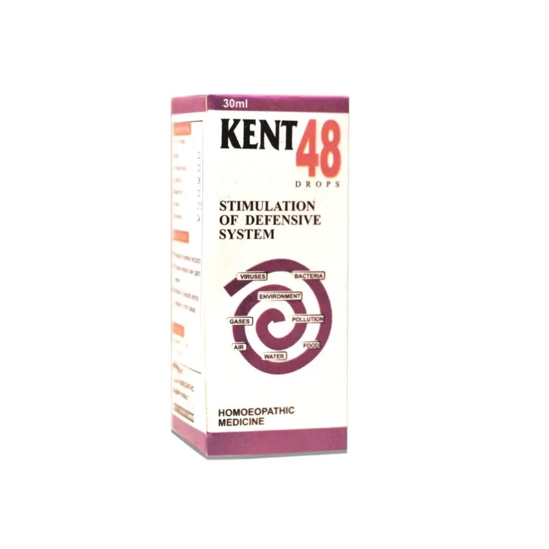 Kent 48 Drops product packaging
