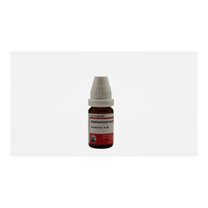 Ammonium Tart 10ml liquid homeopathic dilution bottle or pack 30C variant