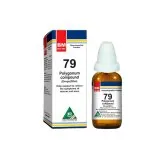 BM 79 Drops homeopathic drops on a pure white background