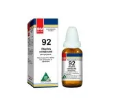 BM 92 Drops homeopathic drops on a pure white background