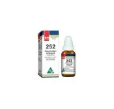 BM 252 Drops homeopathic drops on a pure white background