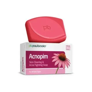 Acnopim Soap by Paul Brooks, product pack on a white background