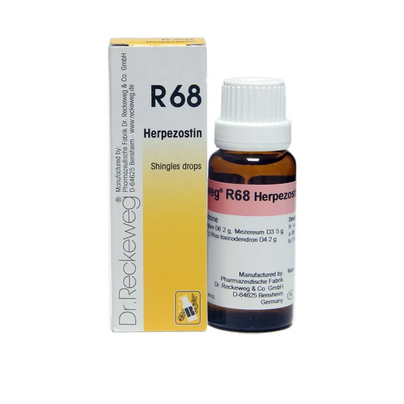 R68 Shingles Drops by Dr. Reckeweg, 22ml pack