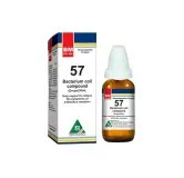 BM 57 Drops homeopathic drops on a pure white background