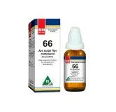 BM 66 Drops homeopathic drops on a pure white background