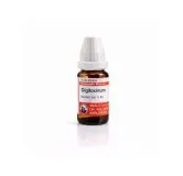 Digitoxinum 10ml liquid homeopathic dilution bottle or pack on white background