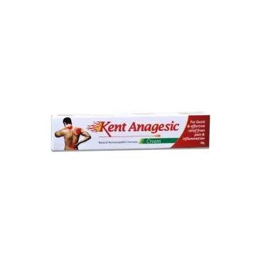 Kent Anagesic Cream product packaging