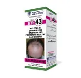 Dr. Masood HR-43 Foliculenum homeopathic drops 20 ml product package on a white background