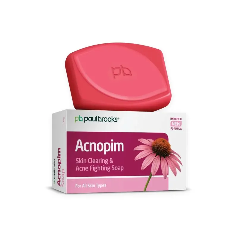 Acnopim Soap by Paul Brooks, product pack on a white background