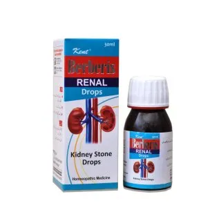 Kent Berberis Renal Drops 30ml product packaging