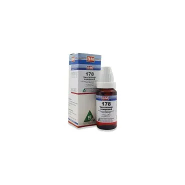 BM 178 Drops homeopathic drops by BM Homoeopathic Pharmaceuticals on a pure white background